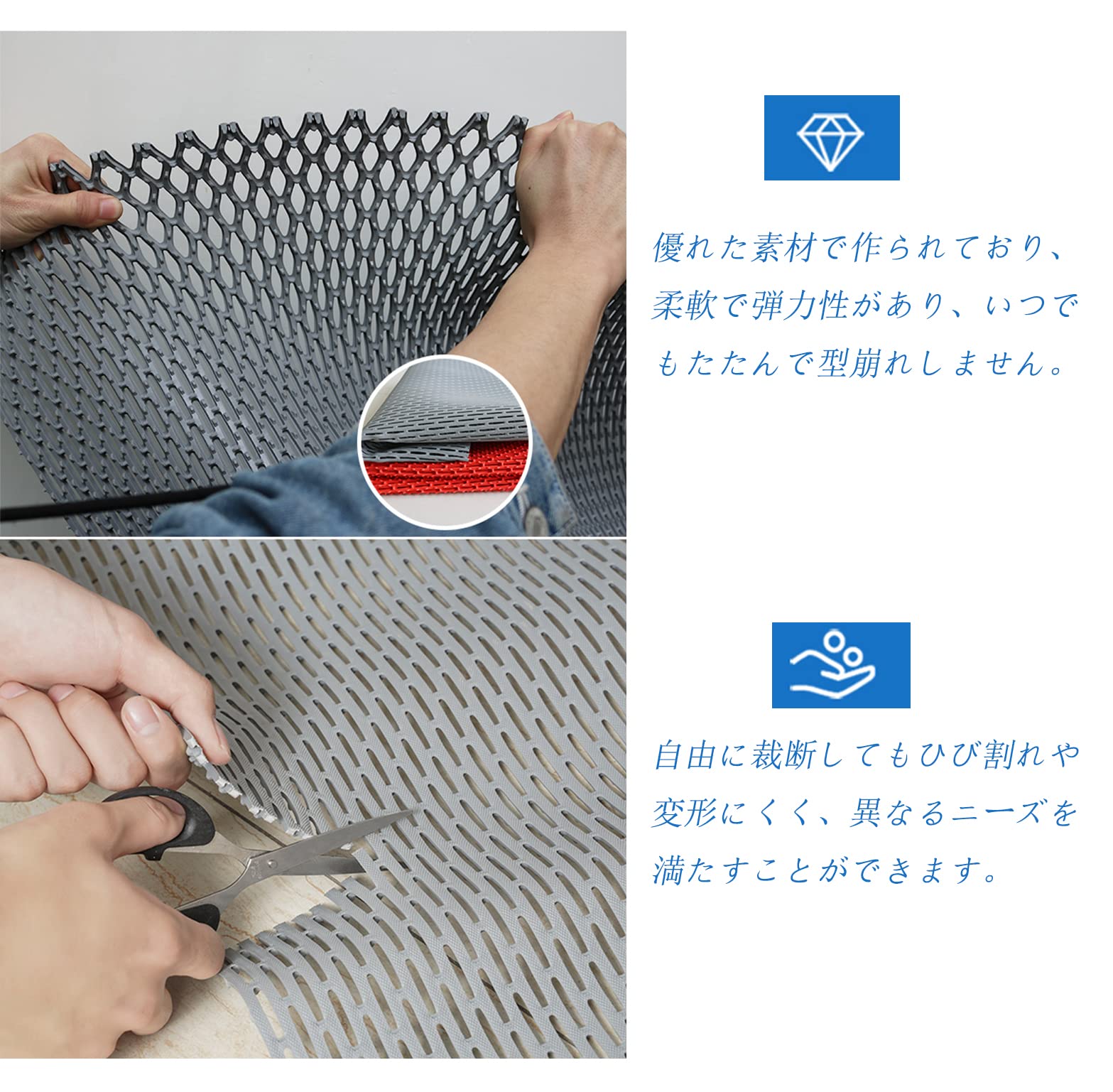 Amazon｜Yangweng お風呂マット 滑り止め 排水 転倒防止 厚み5mm